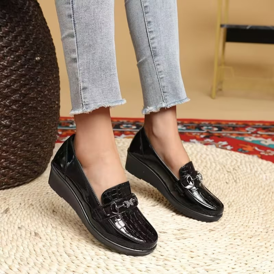Tatiana® – Mocassins Ortopédicos em Pele ⏐ Edição Premium
