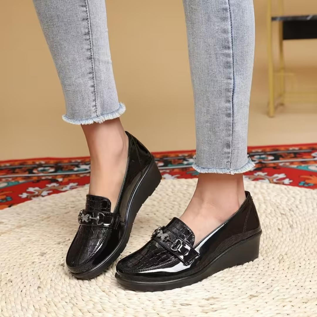 Tatiana® – Mocassins Ortopédicos em Pele ⏐ Edição Premium