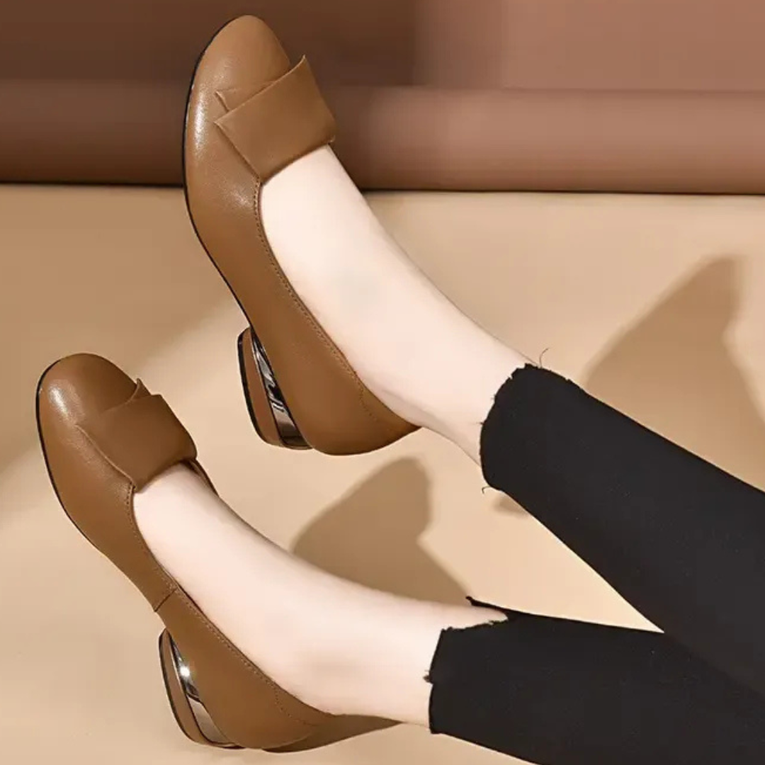 Teresa® – Sapatos Ortopédicos Casuais em Couro ⏐ Edição Premium