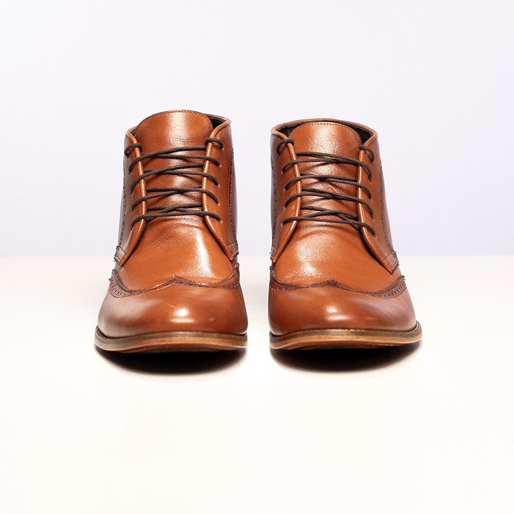 Tiago® – Botins Ortopédicos em Couro ⏐ Edição Premium