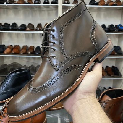 Tiago® – Botins Ortopédicos em Couro ⏐ Edição Premium