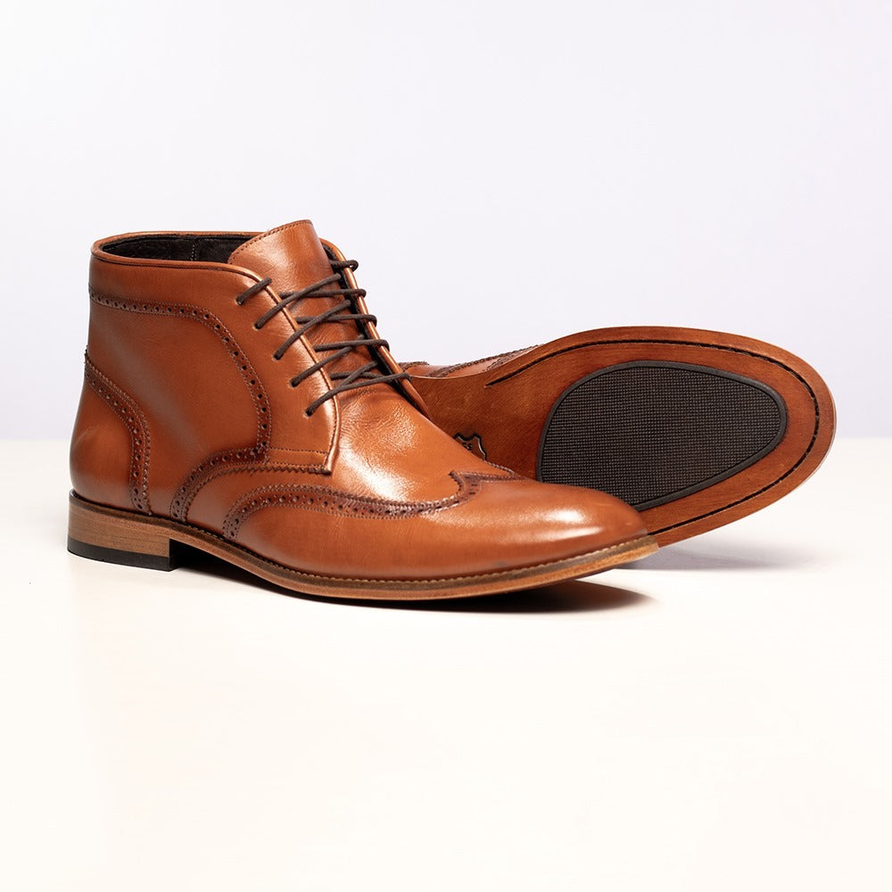 Tiago® – Botins Ortopédicos em Couro ⏐ Edição Premium