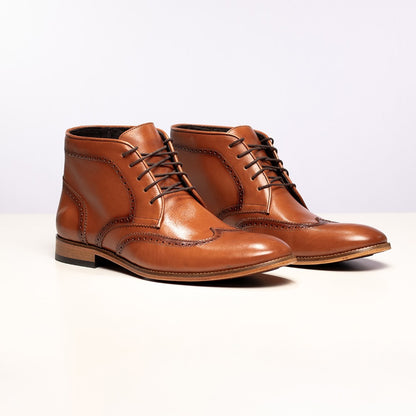 Tiago® – Botins Ortopédicos em Couro ⏐ Edição Premium