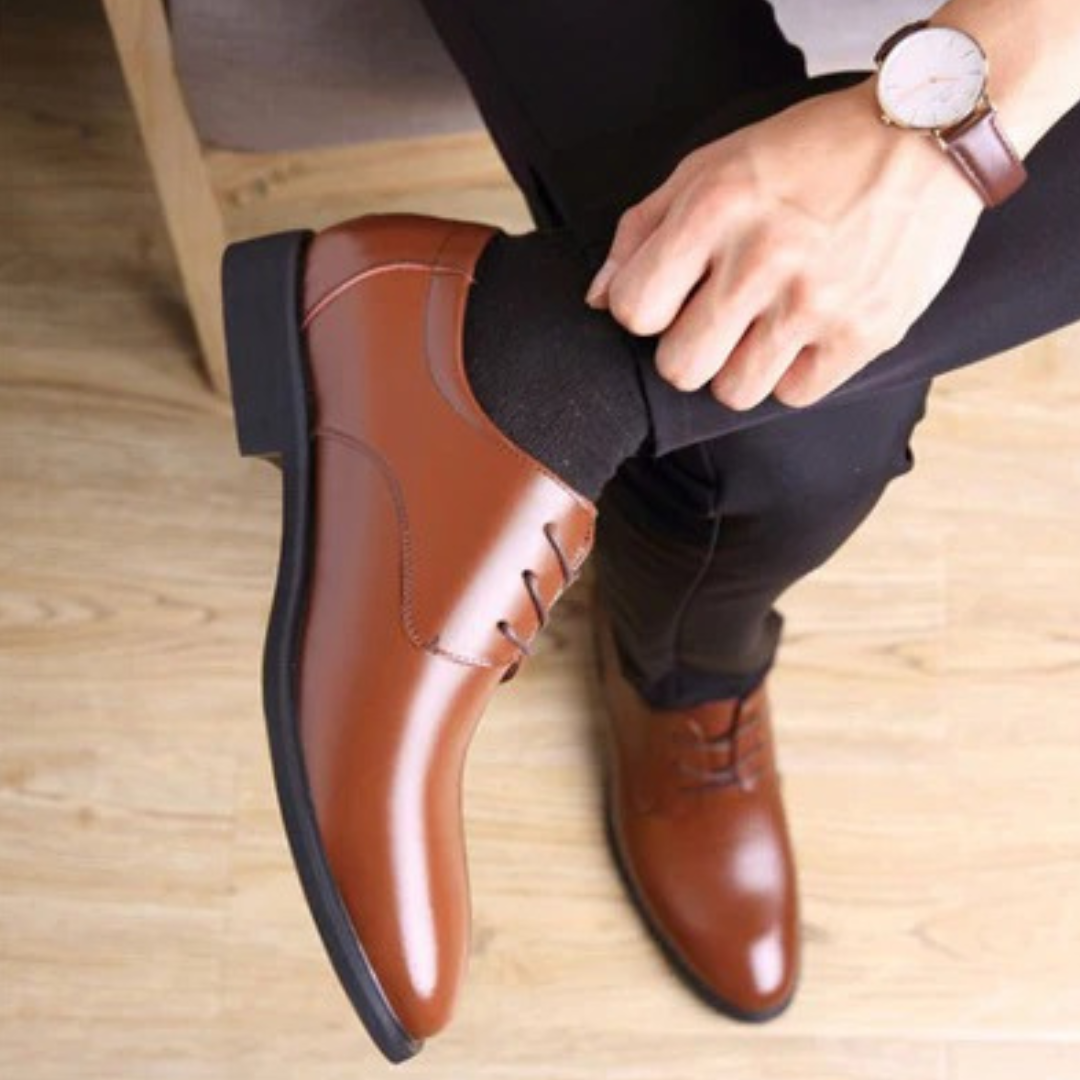 Tomás® – Sapatos Ortopédicos em Couro ⏐ Edição Premium
