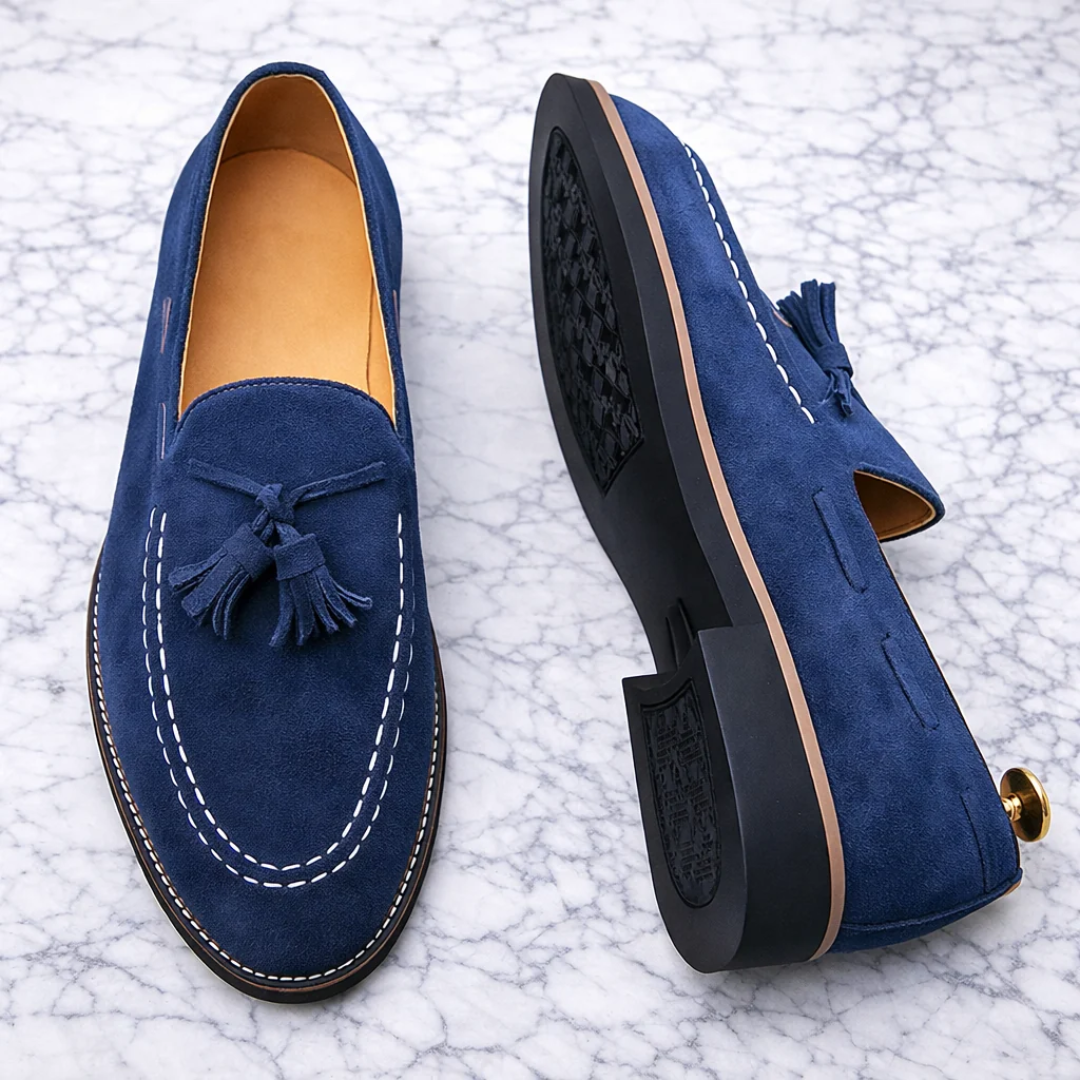 Viriato® - Mocassins Ortopédicos em Camurça ⏐ Edição Premium