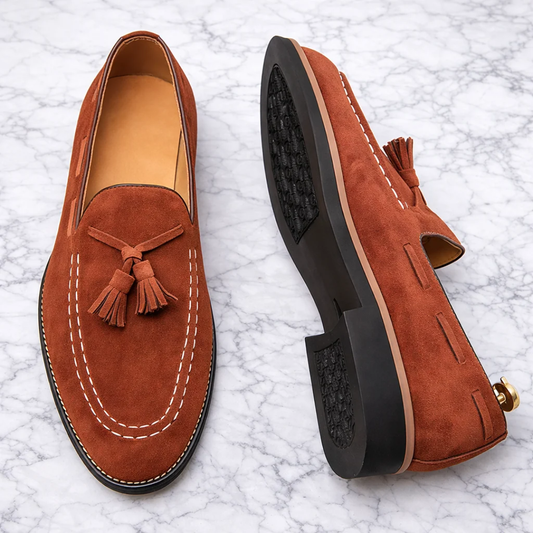 Viriato® - Mocassins Ortopédicos em Camurça ⏐ Edição Premium