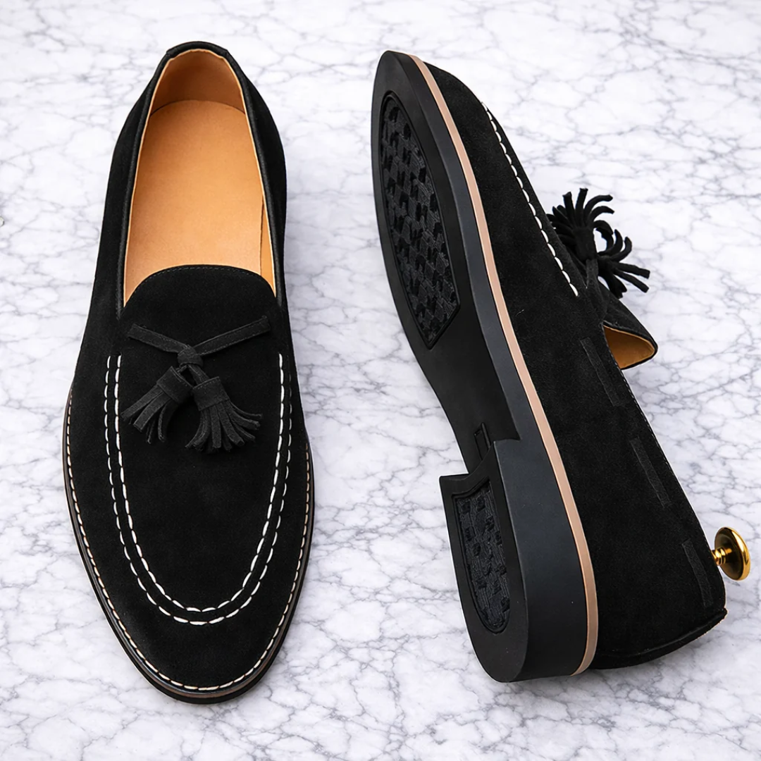 Viriato® - Mocassins Ortopédicos em Camurça ⏐ Edição Premium