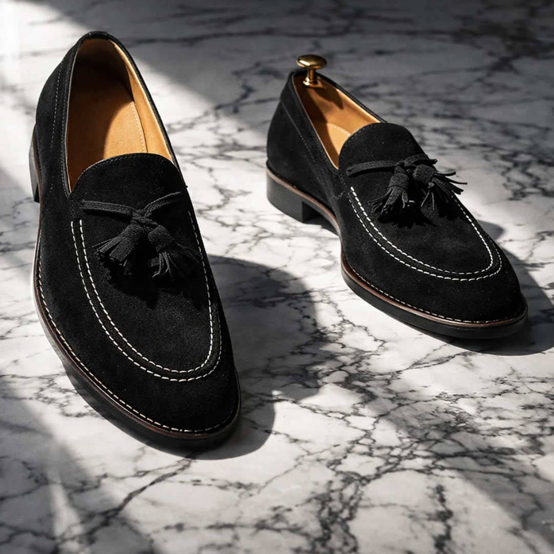 Viriato® - Mocassins Ortopédicos em Camurça ⏐ Edição Premium