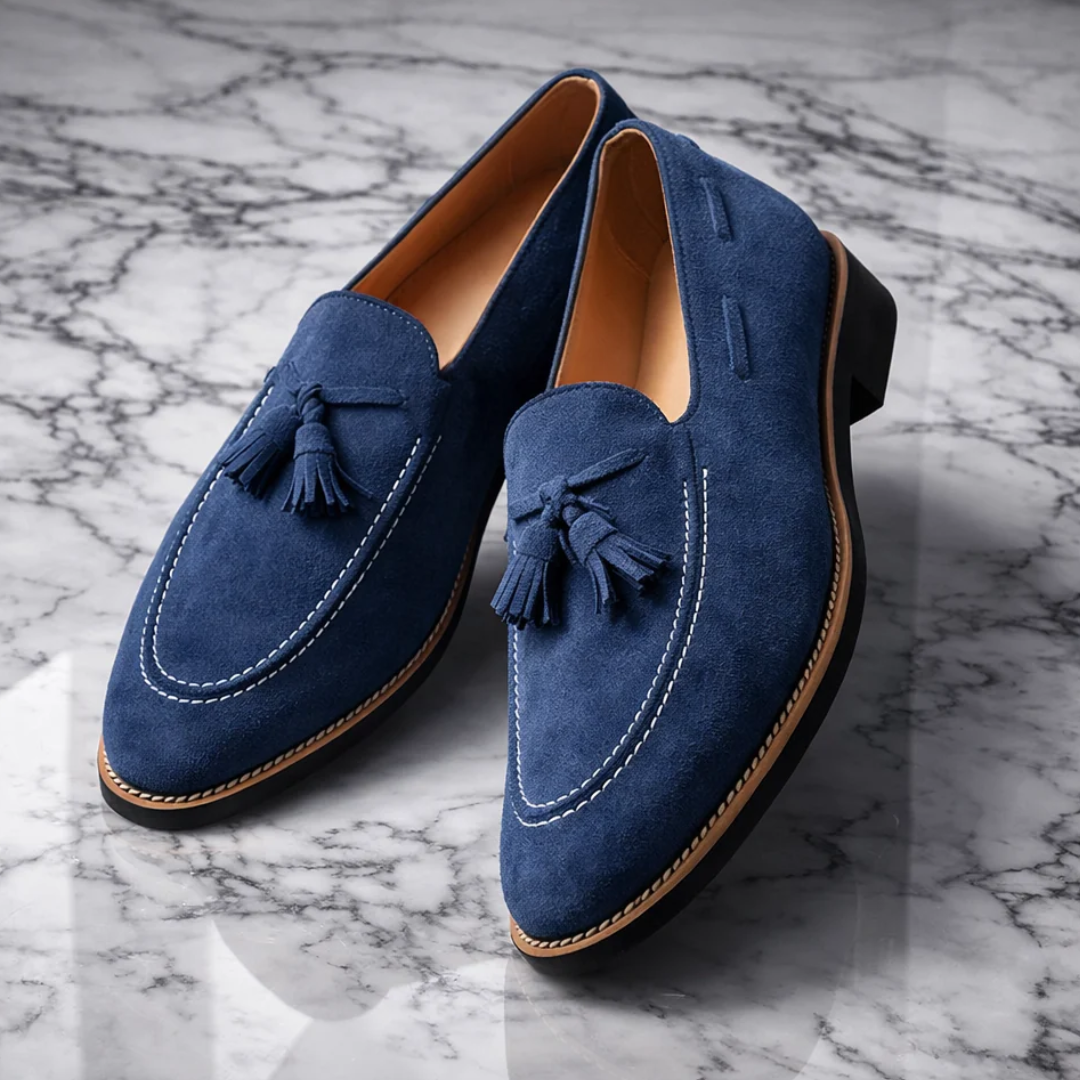 Viriato® - Mocassins Ortopédicos em Camurça ⏐ Edição Premium