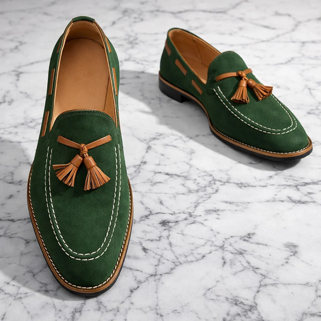 Viriato® - Mocassins Ortopédicos em Camurça ⏐ Edição Premium