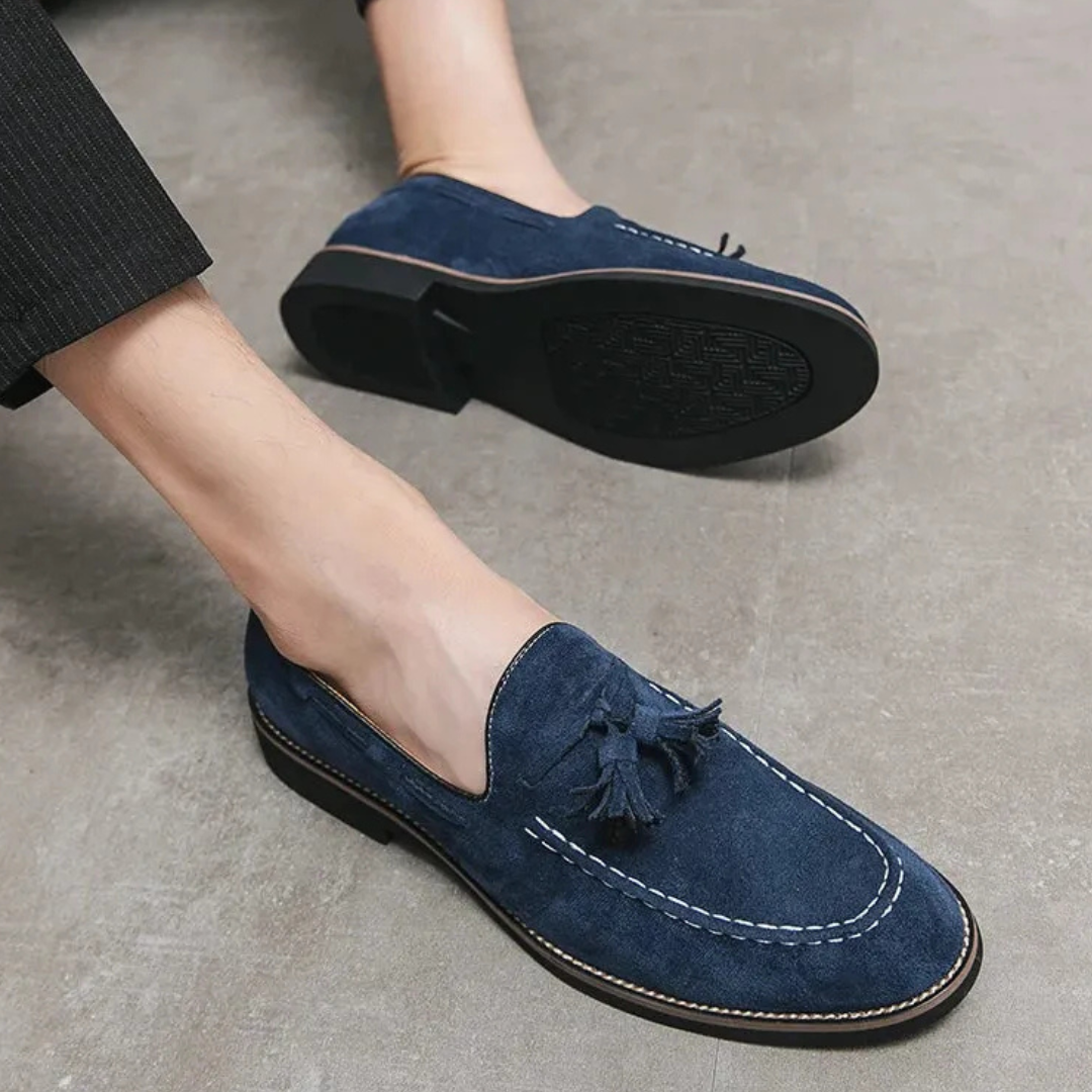Viriato® - Mocassins Ortopédicos em Camurça ⏐ Edição Premium