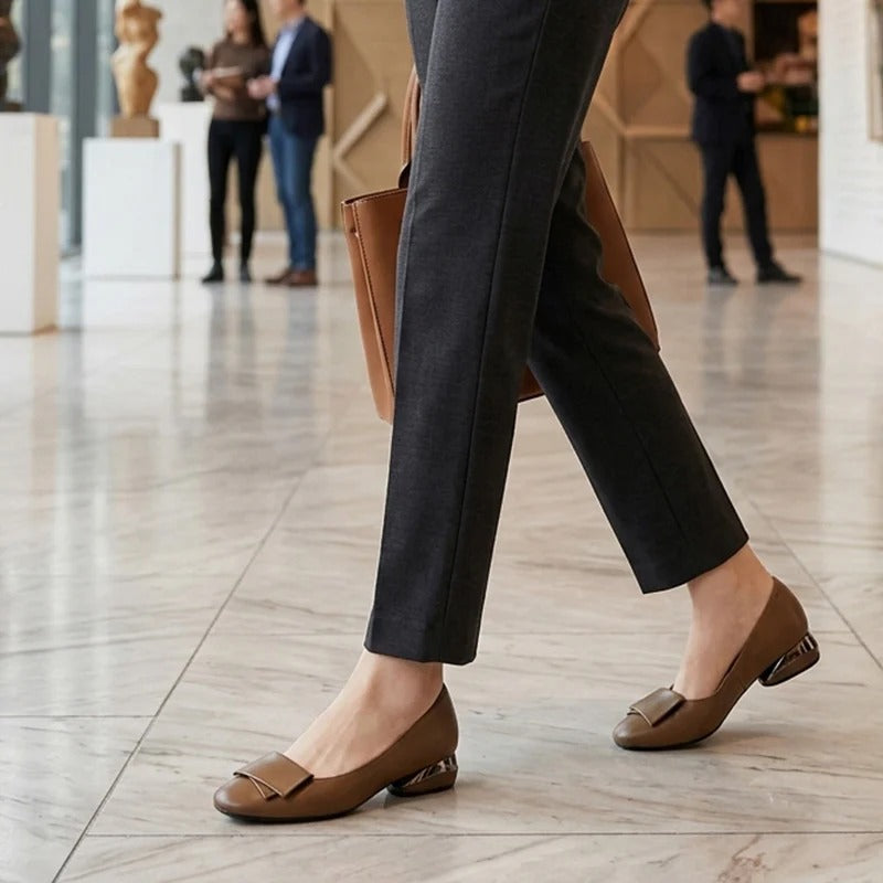 Abília® - Mocassins Ortopédicos de Couro ⏐ Edição Premium