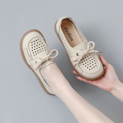 Claudia® – Sapatos Ortopédicos Respiráveis em Couro ⏐ Edição Premium