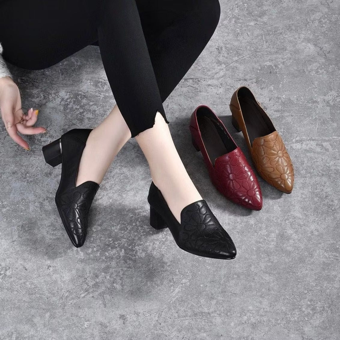 Dina® - Sapatos Ortopédicos de Couro ⏐ Edição Premium