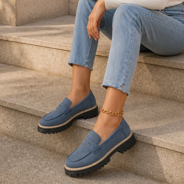 Flavia® - Mocassins Ortopédicos de Couro ⏐ Edição Premium