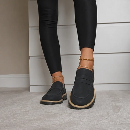 Flavia® - Mocassins Ortopédicos de Couro ⏐ Edição Premium