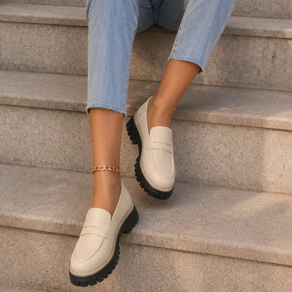 Flavia® - Mocassins Ortopédicos de Couro ⏐ Edição Premium
