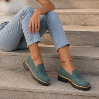 Flavia® - Mocassins Ortopédicos de Couro ⏐ Edição Premium