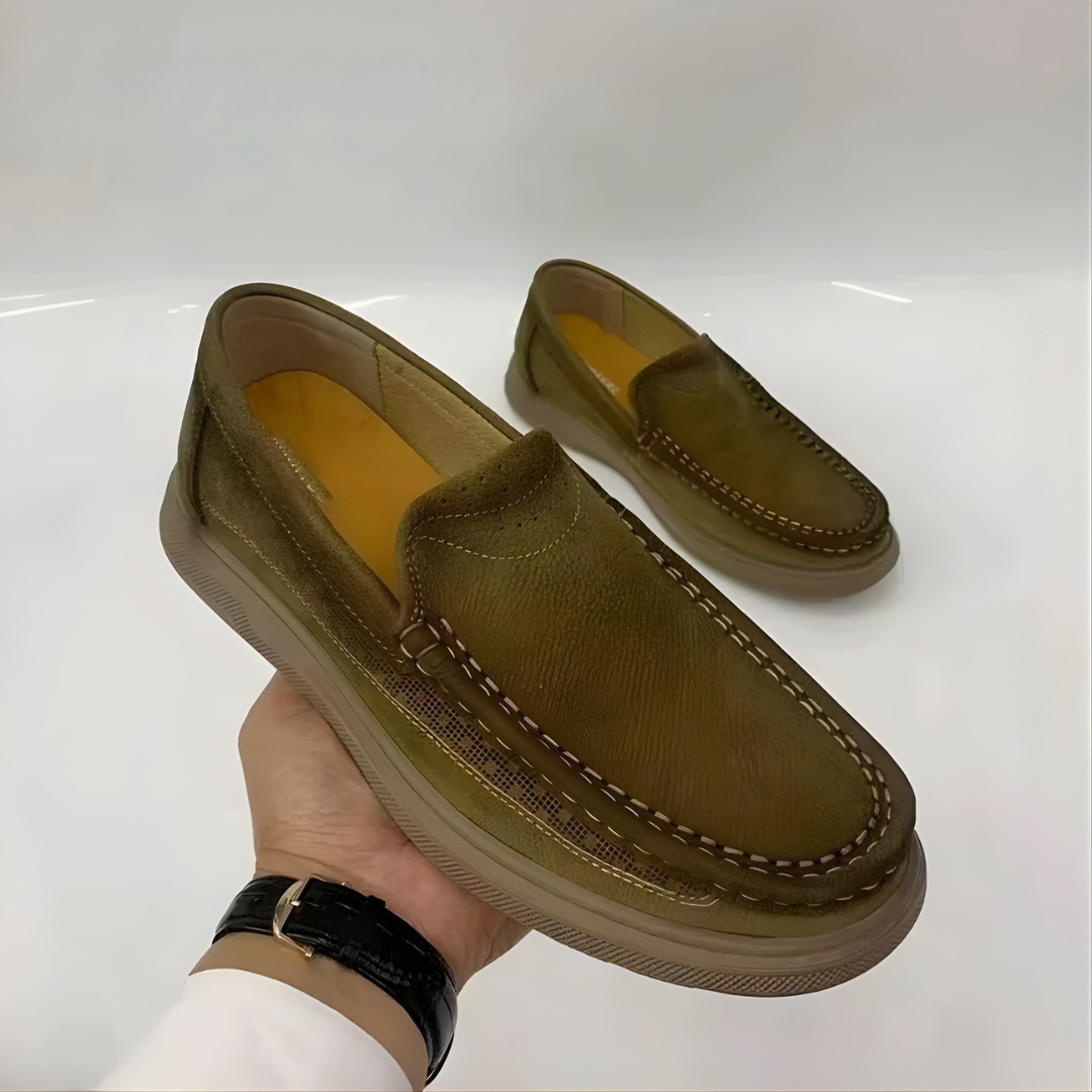 Gustavo® – Mocassins Ortopédicos em Pele ⏐ Edição Premium