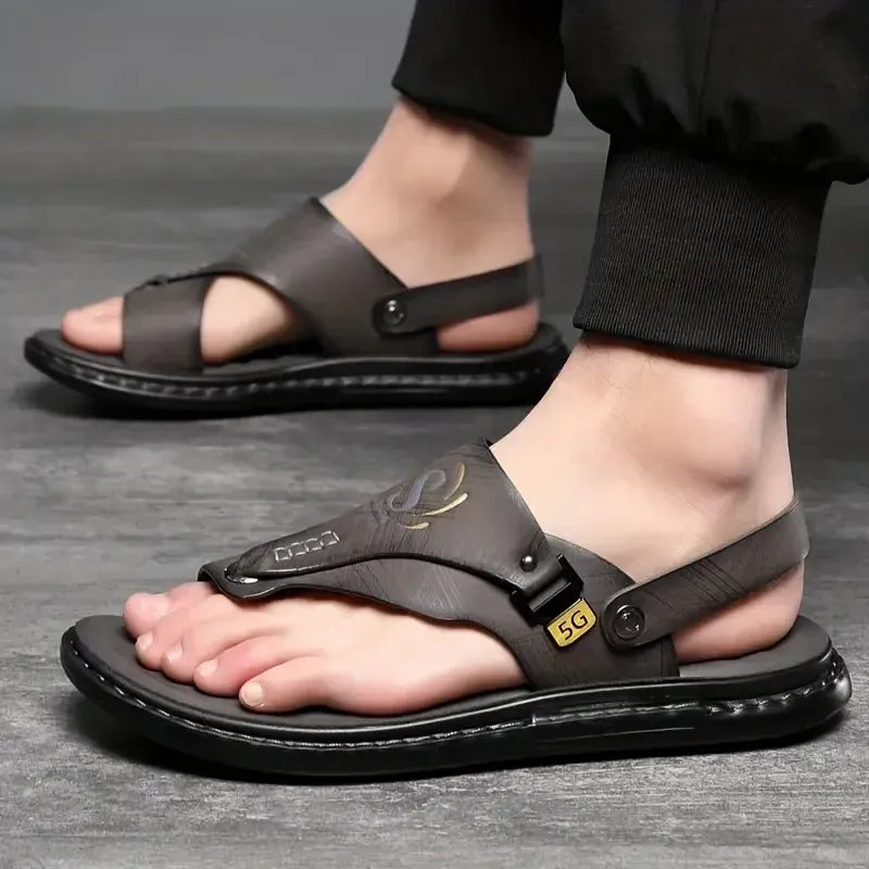 Kevin® - Sandálias Ortopédicas em Pele ⏐ Edição Premium
