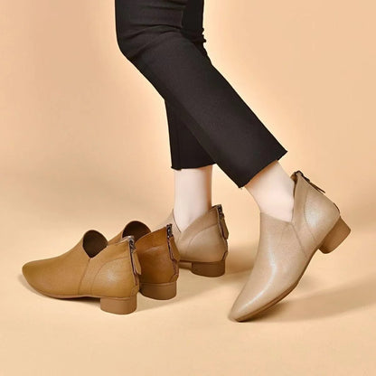 Loreia® - Botins Ortopédicos de Couro ⏐ Edição Premium