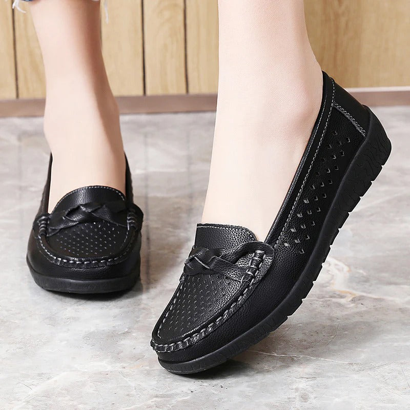 Rafaela® – Sapatos Ortopédicos Casuais em Pele ⏐ Edição Premium
