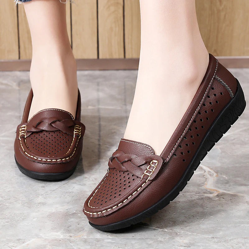 Rafaela® – Sapatos Ortopédicos Casuais em Pele ⏐ Edição Premium